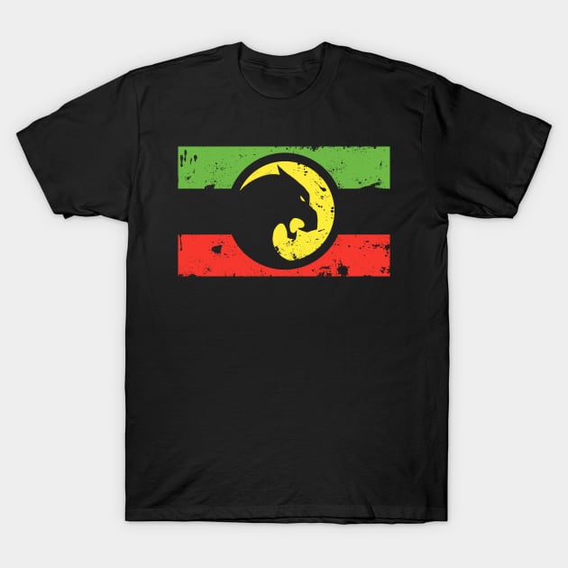 Wakanda Distressed T-Shirt by Darthatreus